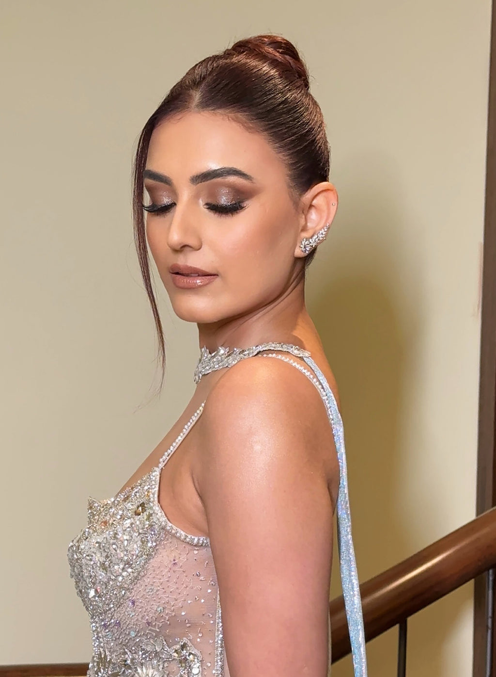 Rubal Abhinav Kakkar in Stardust Corseted Drape Set
