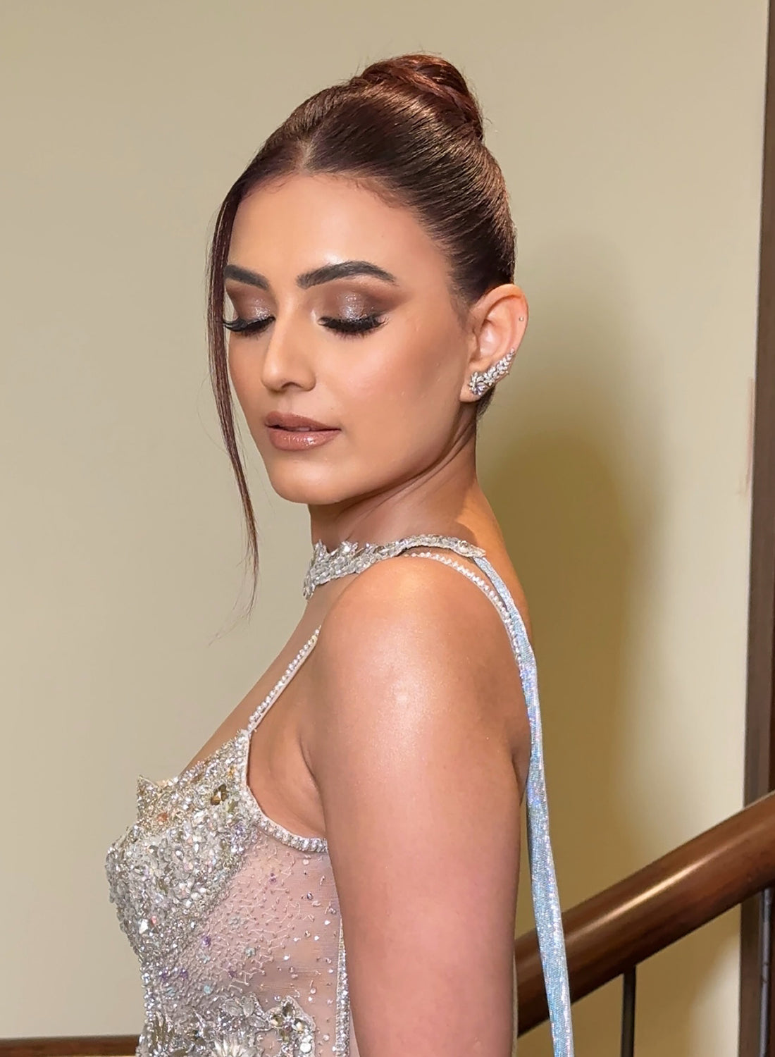 Rubal Abhinav Kakkar in Stardust Corseted Drape Set