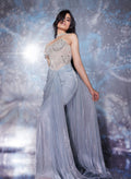 Diya Gangar in Stardust Corseted Drape Set
