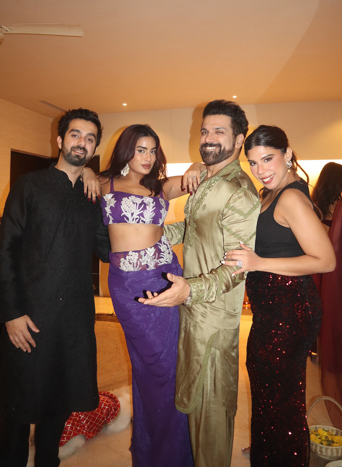 Abeera Mir in Geena Singh in Luna Set