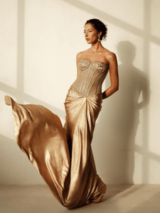 Gilded Gold Gown