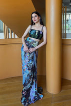 Cher look-corseted Belt Drape Set