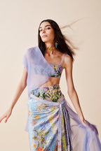 Cher look-corseted Belt Drape Set