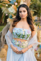 Madhura Raul in Mykonos- Corseted Belt Drape Set