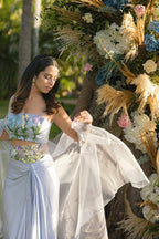 Mykonos- Corseted Belt Drape Set