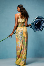 Mimosa Draped Skirt Blouse