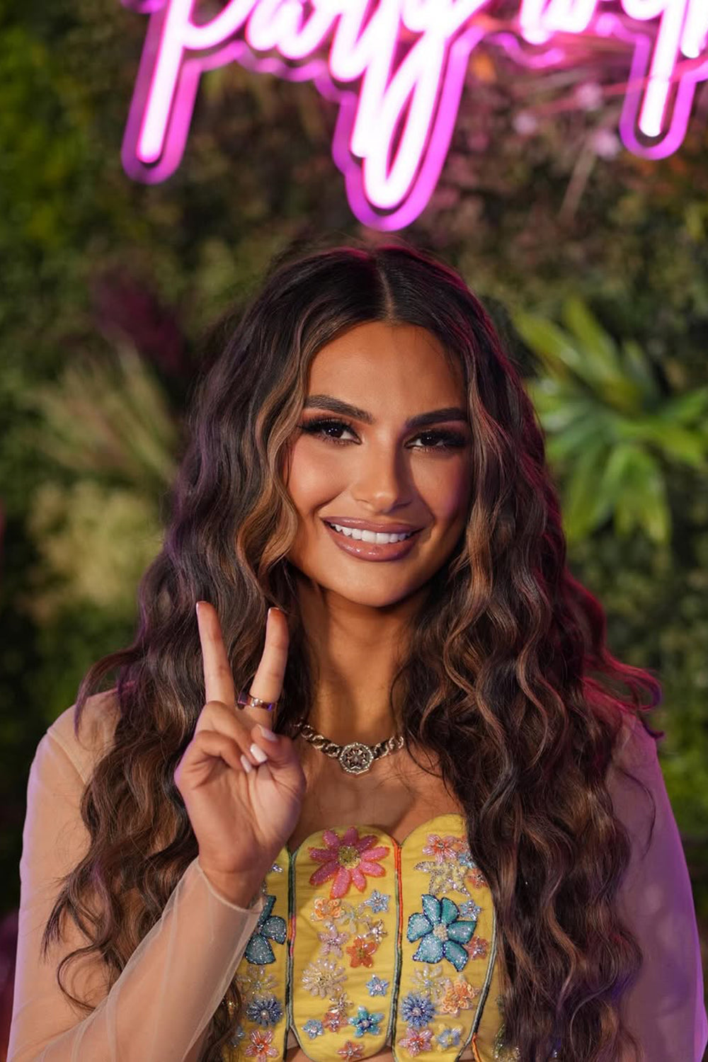 Danya in Mimosa Draped Skirt Blouse