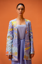 Banana palm Quilted Jacket Set