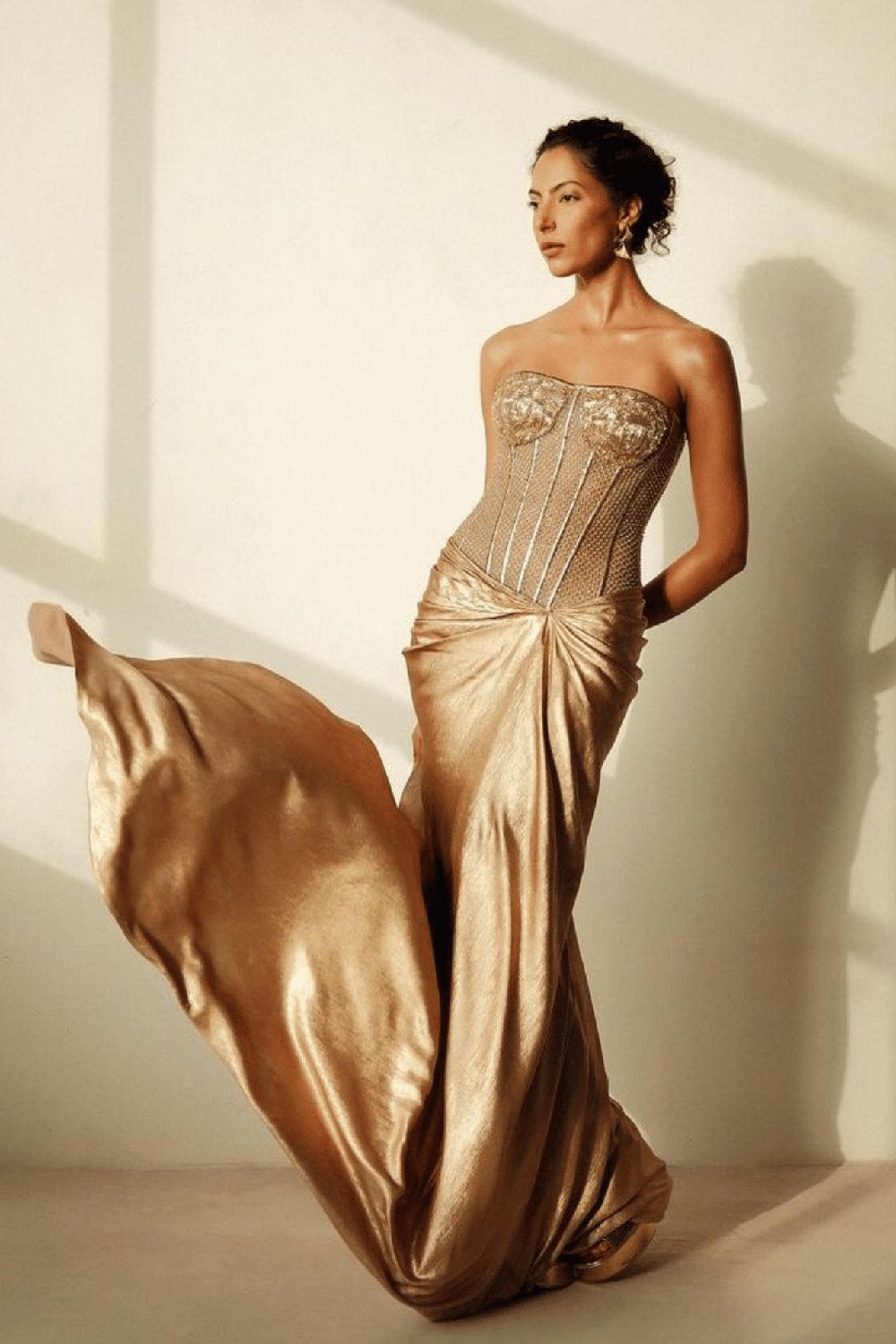 Gilded Gold Gown