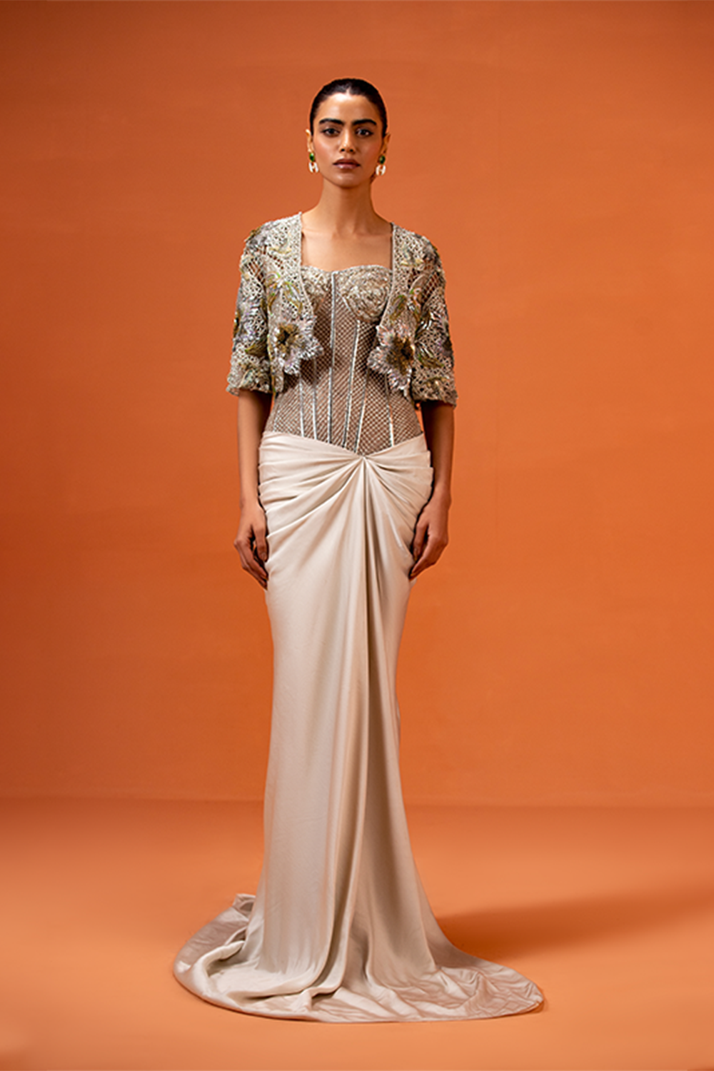 Icicle Corset Dress and Cropped Jacket