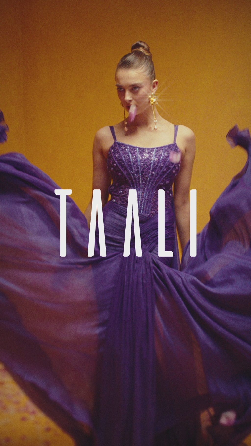 Amethyst Corset Drapped Skirt