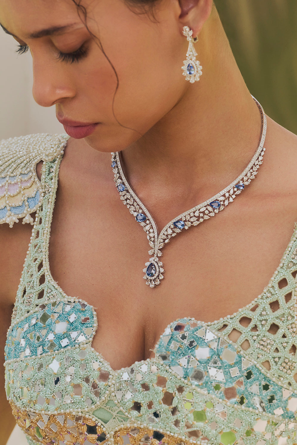 Sea Shell Bloom Lehenga Set