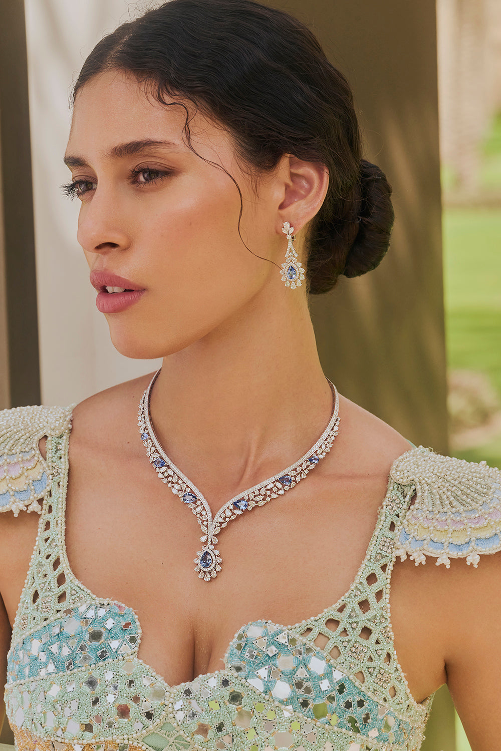 Sea Shell Bloom Lehenga Set