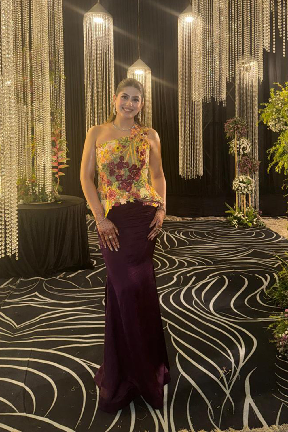 Enchanted Garden Corseted Belt Drape Set